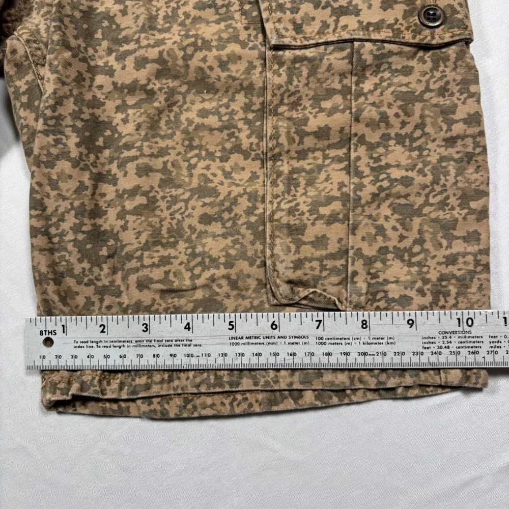 Levi's Cargo Shorts Mens Brown Digital Camo Utility Pockets Gorpcore Tactical